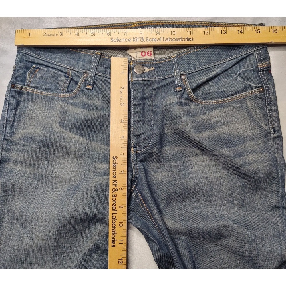 BANANA‎ REPUBLIC ZULU MODERN SKINNY Women Size 6 Stretch Denim Jeans Made In USA - Picture 6 of 16